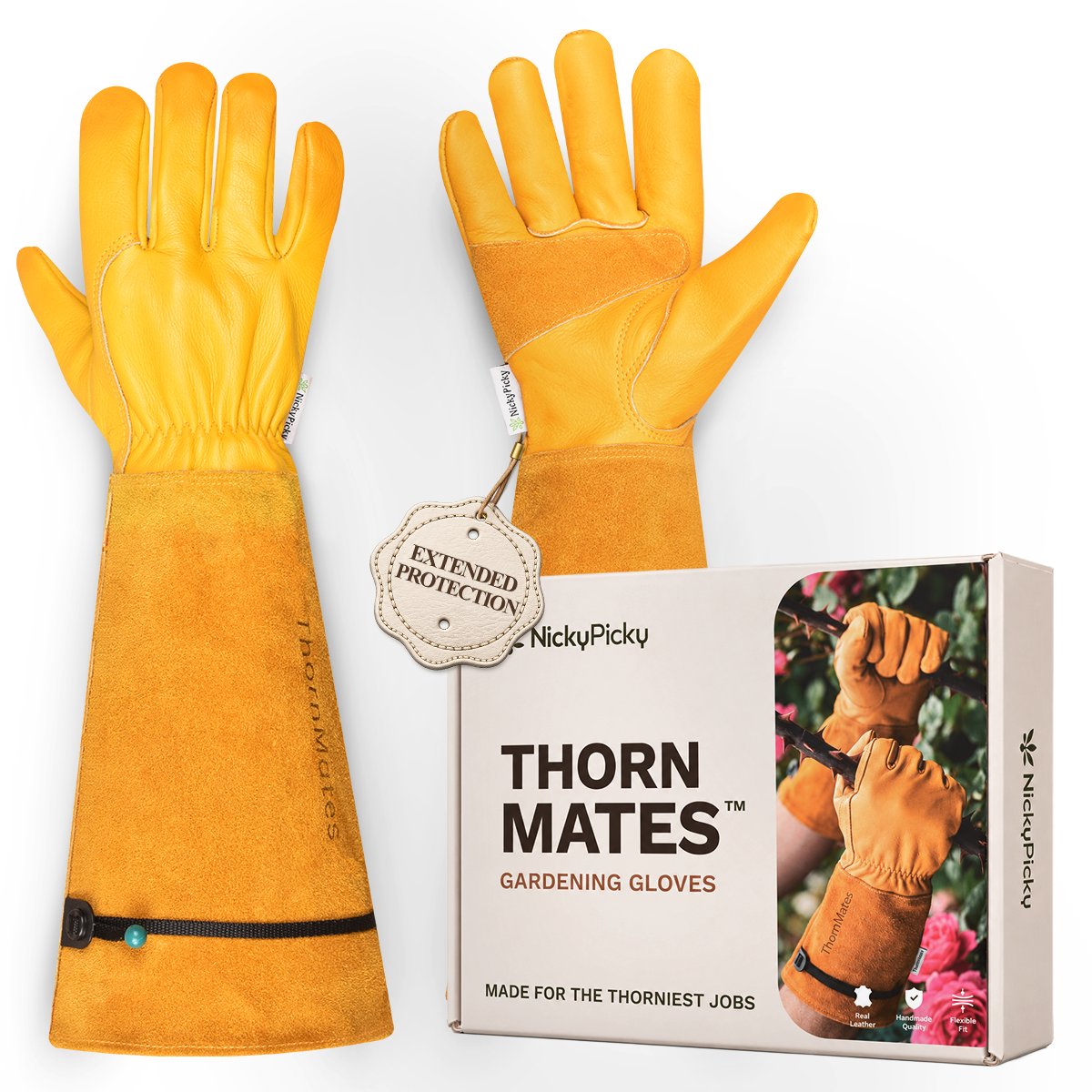 ThornMates gauntlet gloves with gift box