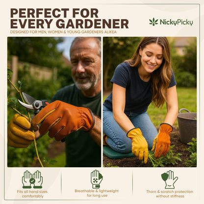 SoilMates Thorn-Proof Gardening Gloves.